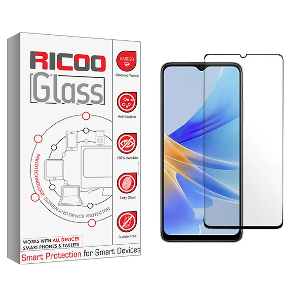 محافظ صفحه نمایش سرامیکی ریکو مدل RC مناسب برای گوشی موبایل اوپو A17
