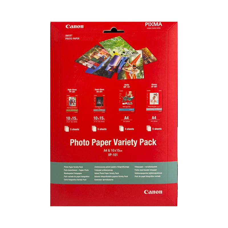 کاغذ عکس کانن مدل PIXMA Inkjet سایز A4 بسته 20 عددی