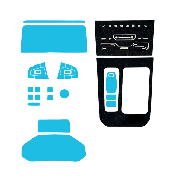 برچسب محافظ داخلی کنسول مدل سوپر متالیک مناسب برای ایکس 55 پرو مجموعه 15 عددی