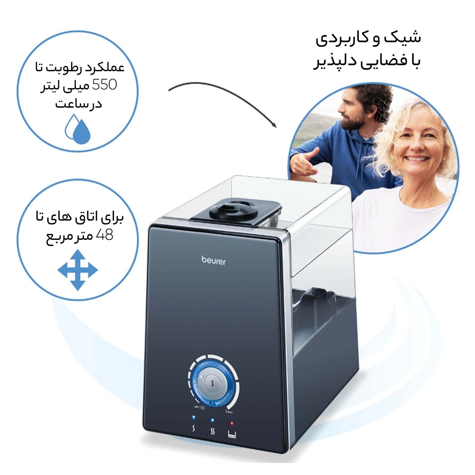 بخور سرد و گرم بیورر مدل LB88 -  - 9