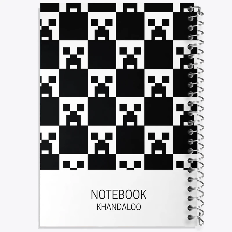 دفتر مشق 50 برگ خندالو طرح ماینکرافت (Minecraft) کد N546