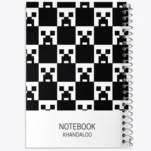 دفتر شطرنجی 50 برگ خندالو مدل ماینکرافت (Minecraft) کد N546