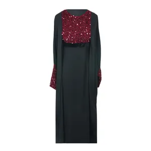 مانتو زنانه مدل عبایی گل سار کد 50236