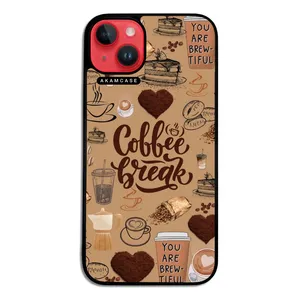 AKAM AMC-WA14PLUS-COFFEE-18 Cover For Apple iPhone 14 Plus