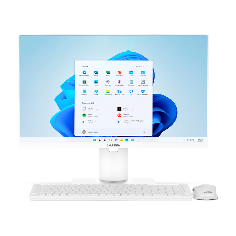 کامپیوتر همه کاره 23.8 اینچ گرین مدل GT624-Core i5-16GB DDR4-512GB NVMe SSD-VA