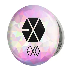 آینه جیبی خندالو طرح گروه اکسو EXO مدل تاشو کد 13663 