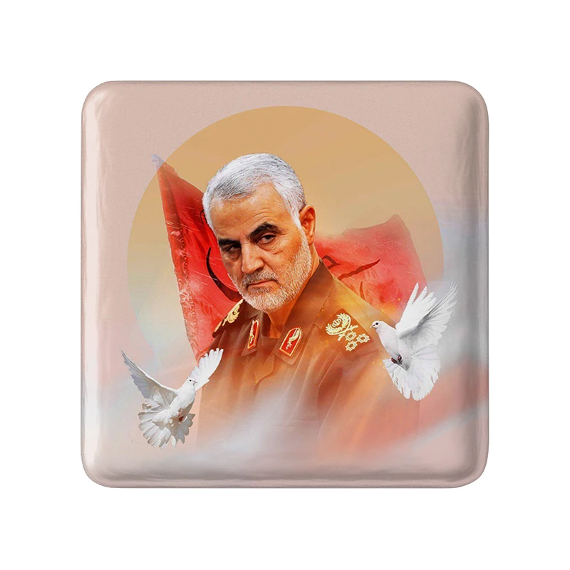 مگنت خندالو طرح سردار قاسم سلیمانی کد 2613