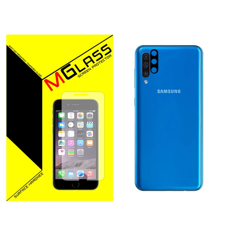 محافظ لنز فلزی دوربین ام گلس مدل MGL-01 مناسب برای گوشی موبایل سامسونگ GALAXY A50 