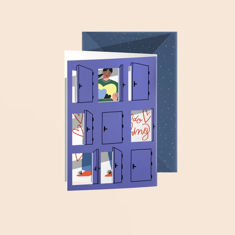 کارت پستال مریخ مدل Door 6003