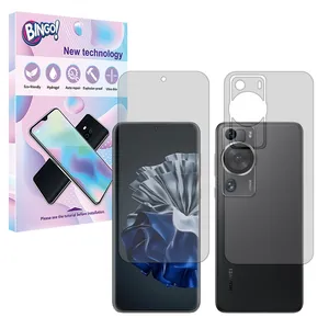 Bingo Tough model transparent screen protector suitable for Huawei P60 Pro mobile phone along with the back protector