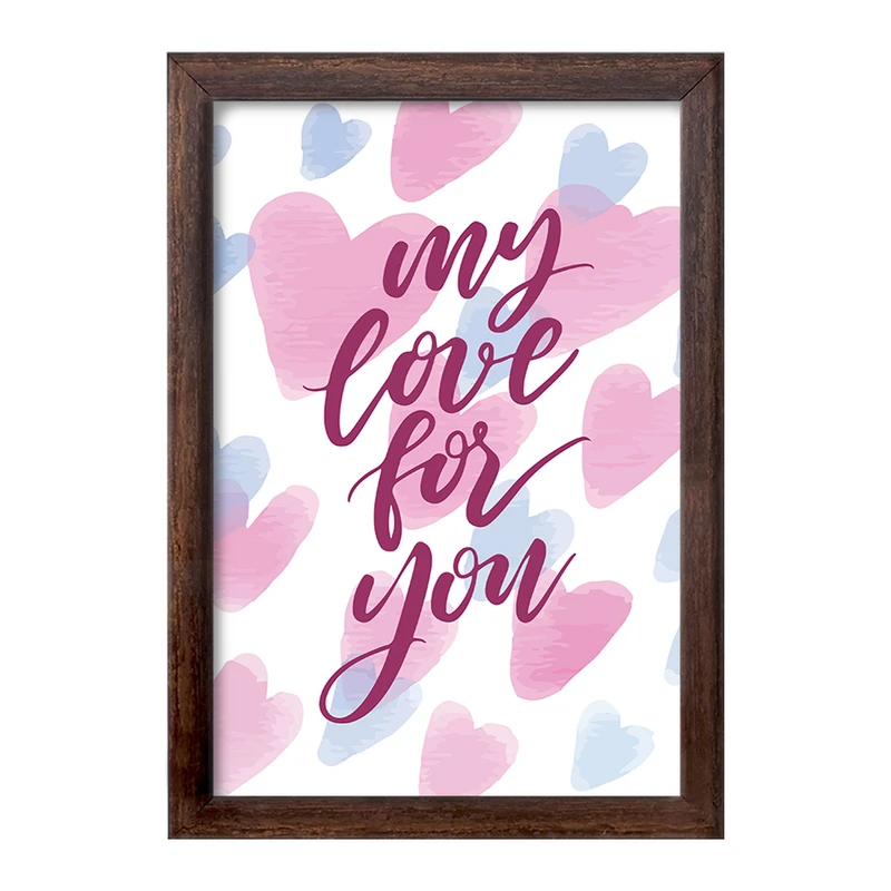 تابلو خندالو طرح عاشقانه (Love) کد F2317