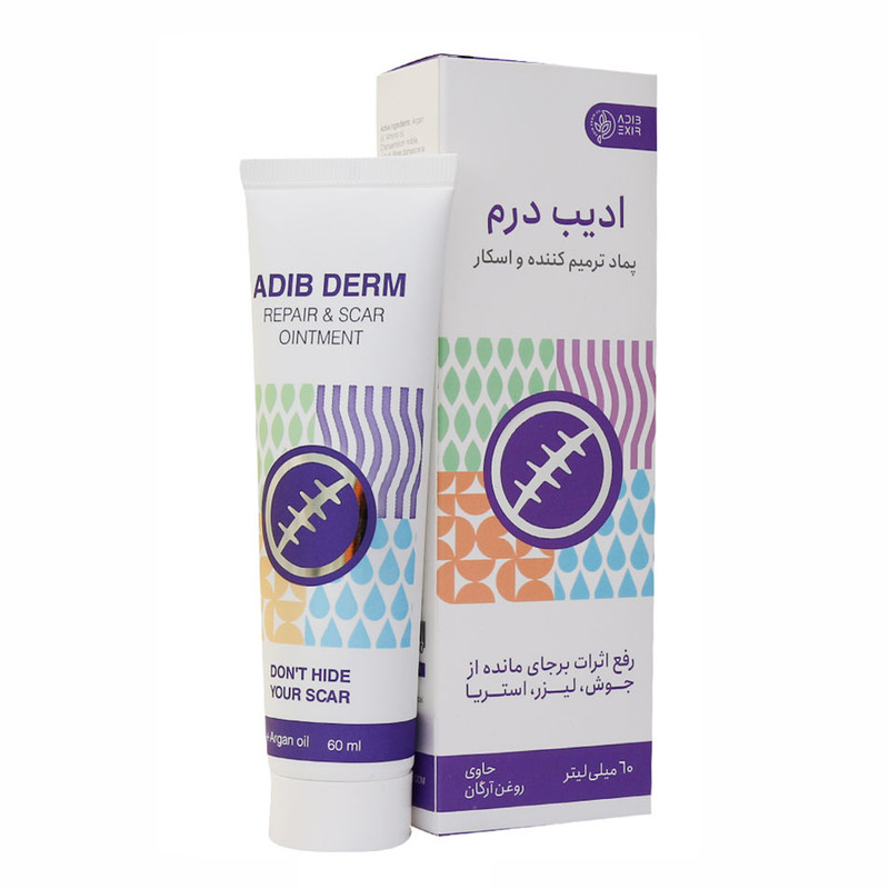 کرم ترمیم کننده ادیب درم ادیب مدل اکسیر حجم 60 میلی لیتر