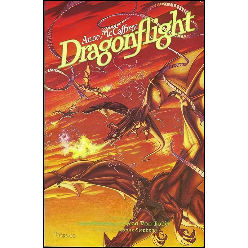 کتاب Dragonflight اثر Anne McCaffrey انتشارات Eclipse