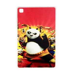 کاور مدل پاندا کونگ فوکار کارتونی کد TKA مناسب برای تبلت سامسونگ Galaxy Tab A7 T505