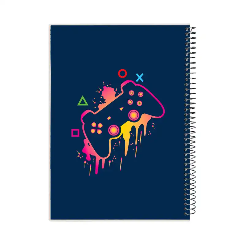 دفتر مشق 100برگ پدیده نقش طرح game