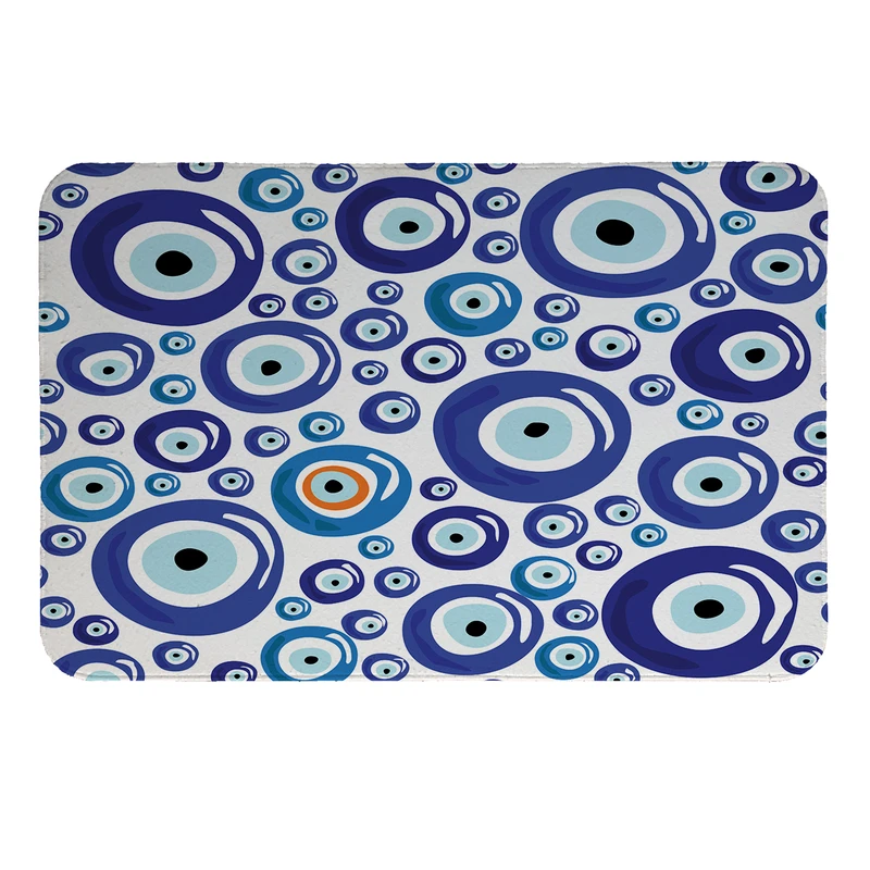 پادری طرح چشم زخم  کد 9262 سایز 50 × 70 سانتی متر