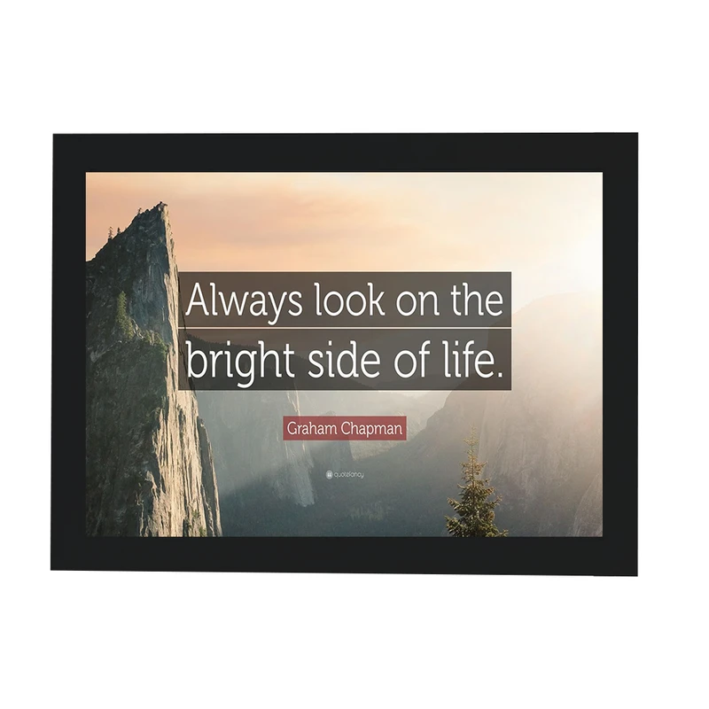 تابلو گالری چهره پرداز رخ مدل انگیزشی انگلیسی طرح Bright Side کد GCPA_10025