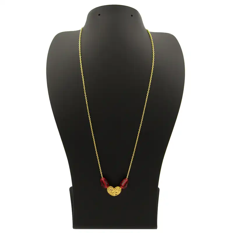 گردنبند طلا 18 عیار زنانه مانچو کد sfgs008