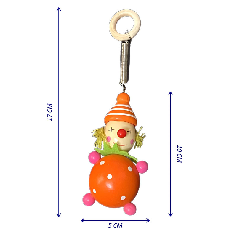 آویز عروسکی مدل دلقک جهنده