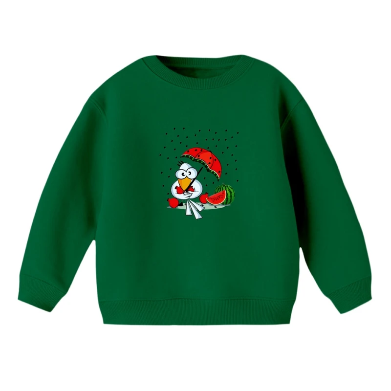 سویشرت بچگانه مدل کلاغ و هندوانه یلدایی