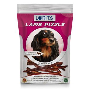نقد و بررسی تشویقی سگ لوریتا مدل DRIED LAMB PIZZLE وزن 100 گرم توسط خریداران