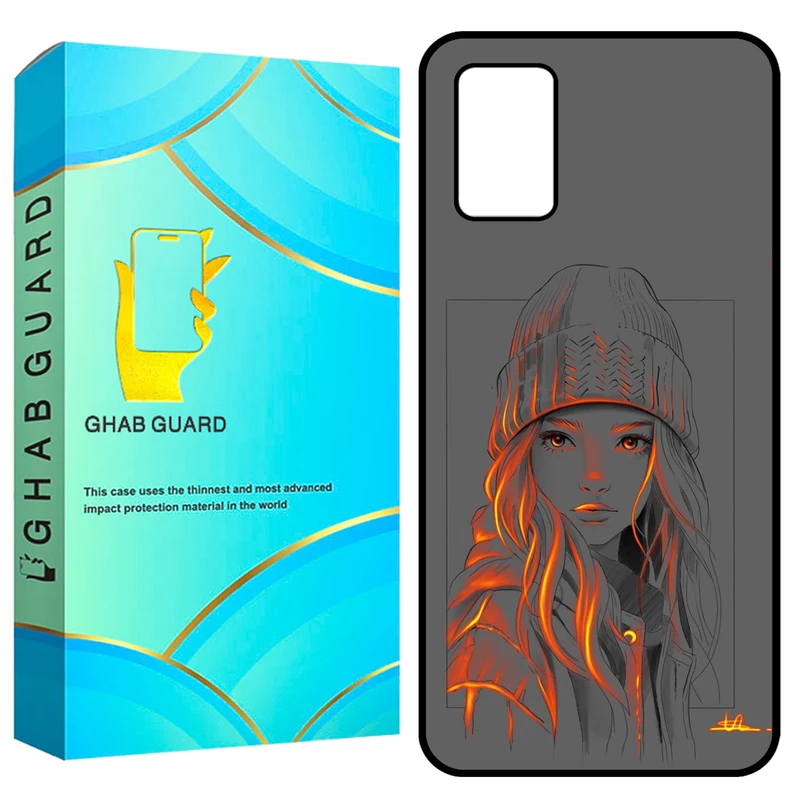 کاور قاب گارد طرح دخترانه مدل GCHPA03S مناسب برای گوشی موبایل سامسونگ Galaxy A02s / M02s / A03s 