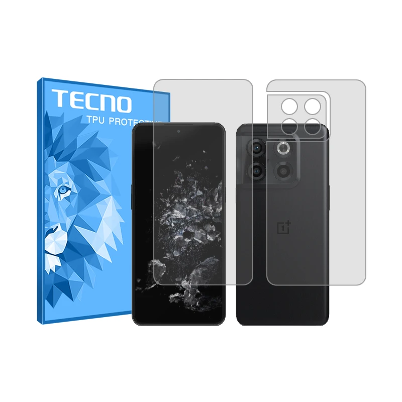 محافظ صفحه نمایش شفاف تکنو مدل HyGEL مناسب برای گوشی موبایل وان پلاس Ace Pro به همراه محافظ پشت گوشی