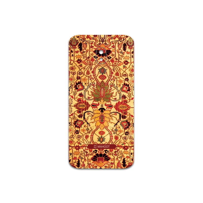 برچسب پوششی ماهوت مدل Persian-Carpet-Yellow مناسب برای گوشی موبایل سامسونگ Galaxy J3 2017