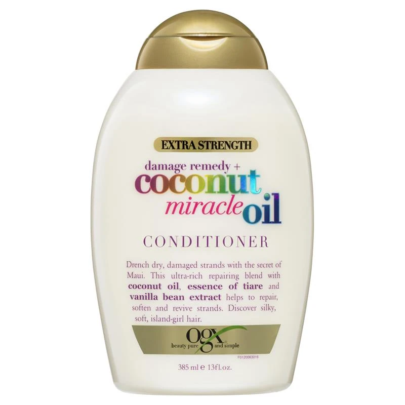 نرم کننده مو او جی ایکس مدل Damage Remedy + Coconut Miracle Oil حجم 385 میلی لیتر