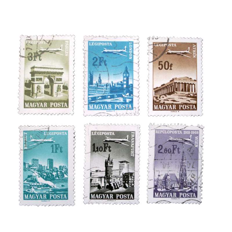 تمبر یادگاری مدل هواپیما تاریخی کد DS2389 مجموعه 6 عددی