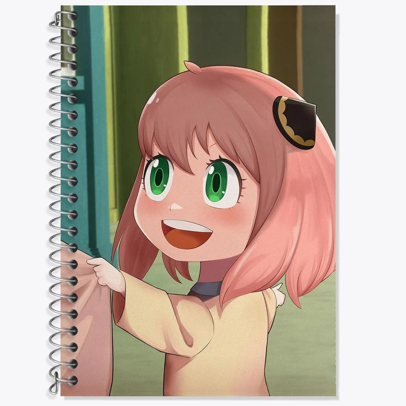 دفتر لغت 50 برگ خندالو مدل آنیا فورجر انیمه اسپای ایکس فمیلی Spy x Family کد 15557