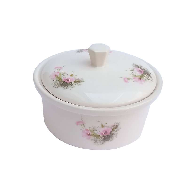 ظرف سرامیکی طرح ساکورا مدل دردار کد 02