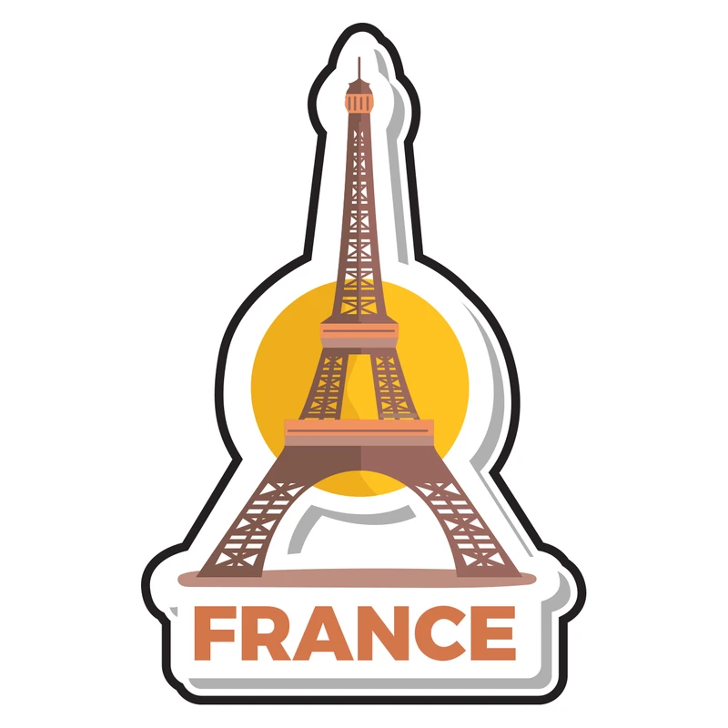 برچسب لپ تاپ پویا مارکت طرح فرانسه کد 1360