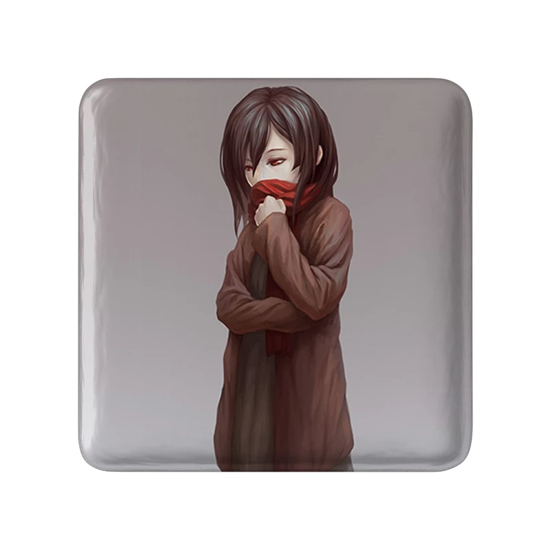 مگنت خندالو طرح میکاسا اکرمن انیمه اتک آن تایتان Attack on Titan مدل مربعی کد 18515