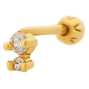 پیرسینگ طلا 18 عیار زنانه هور گالری مدل RPI783