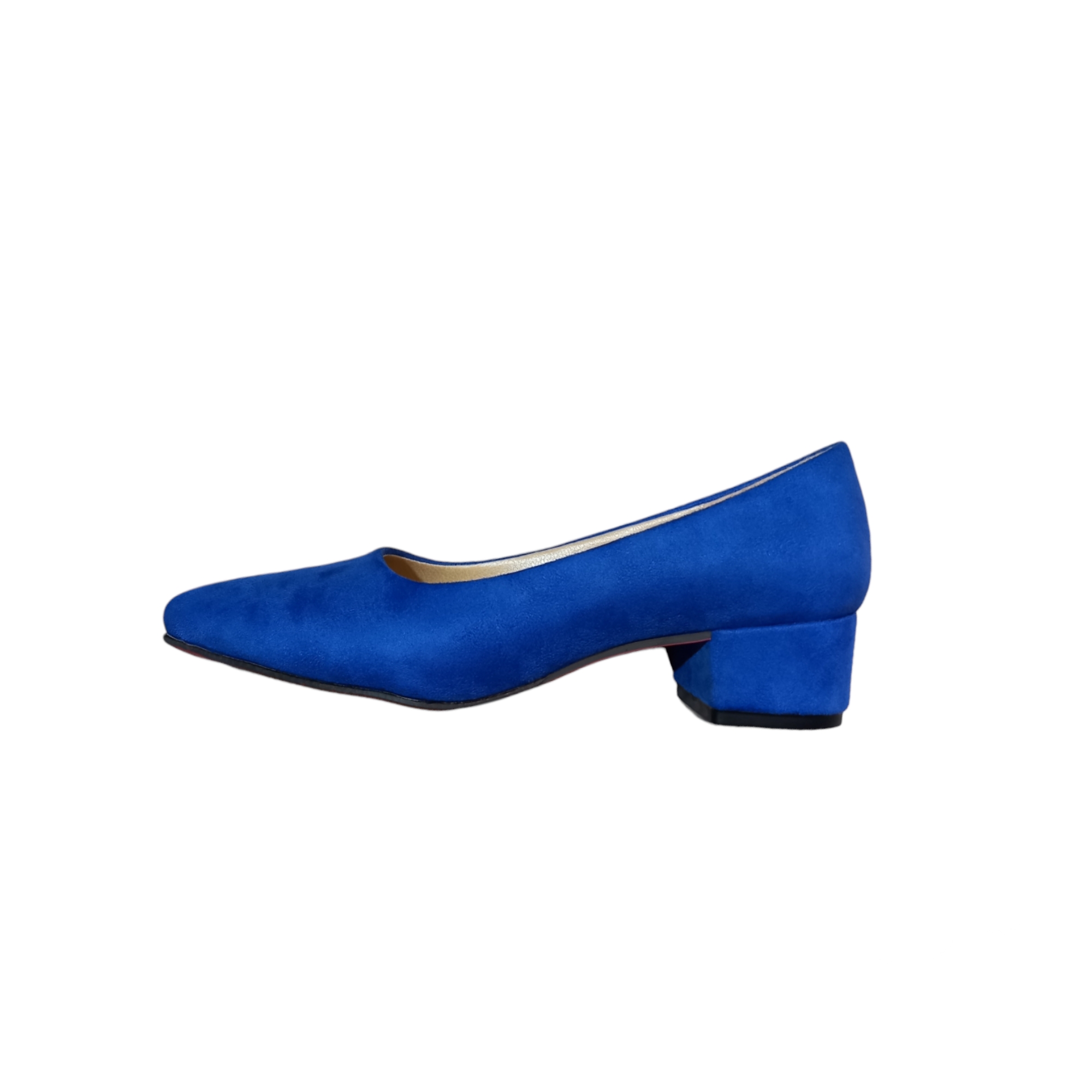 کفش زنانه مدل لودشکا جیر رنگ آبی