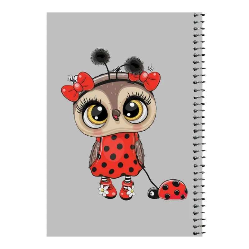 دفتر مشق 80 برگ اس جی مدل جغد کد ۱    