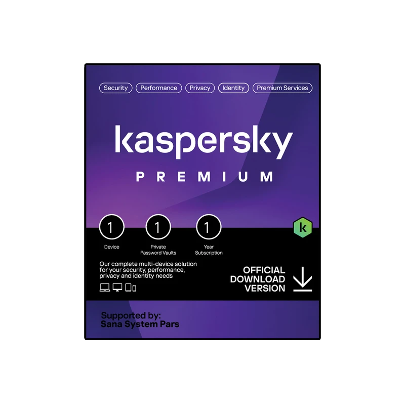 نرم افزار آنتی ویروس کسپرسکی لب نسخه پریمیوم نشر 2025 3کاربره 1ساله