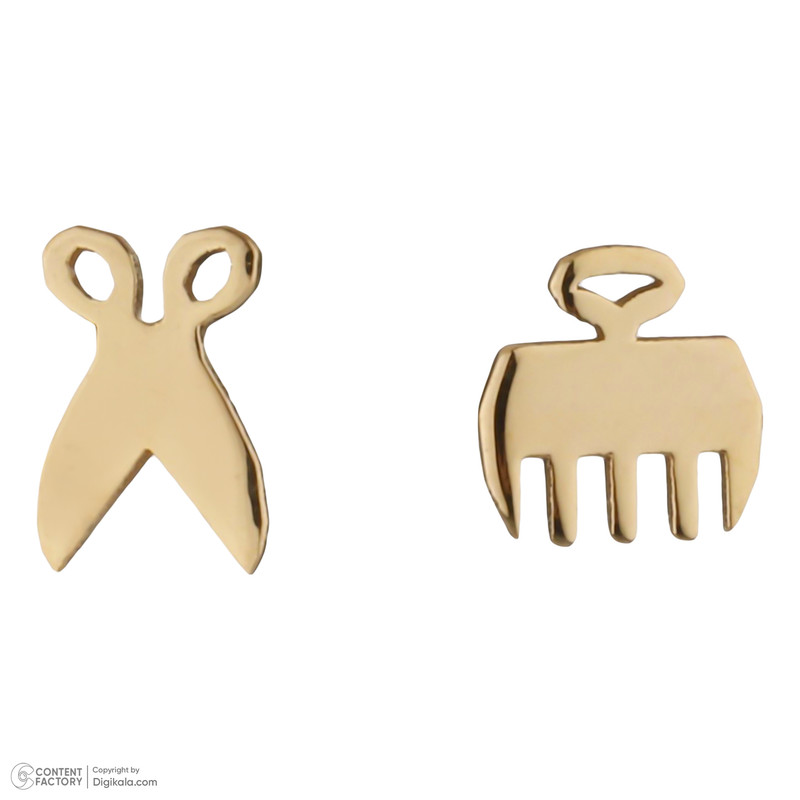 گوشواره طلا 18 عیار دخترانه پرسته مدل We764
