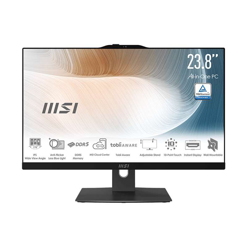 کامپیوتر همه کاره 23.8 اینچ ام اس آی مدل AM242P 1M-Core 5 120U-16GB DDR5-500GB SSD-IPS کامپیوتر همه کاره 23.8 اینچ ام اس آی مدل AM242P 1M-Core 5 120U-16GB DDR5-500GB SSD-IPS