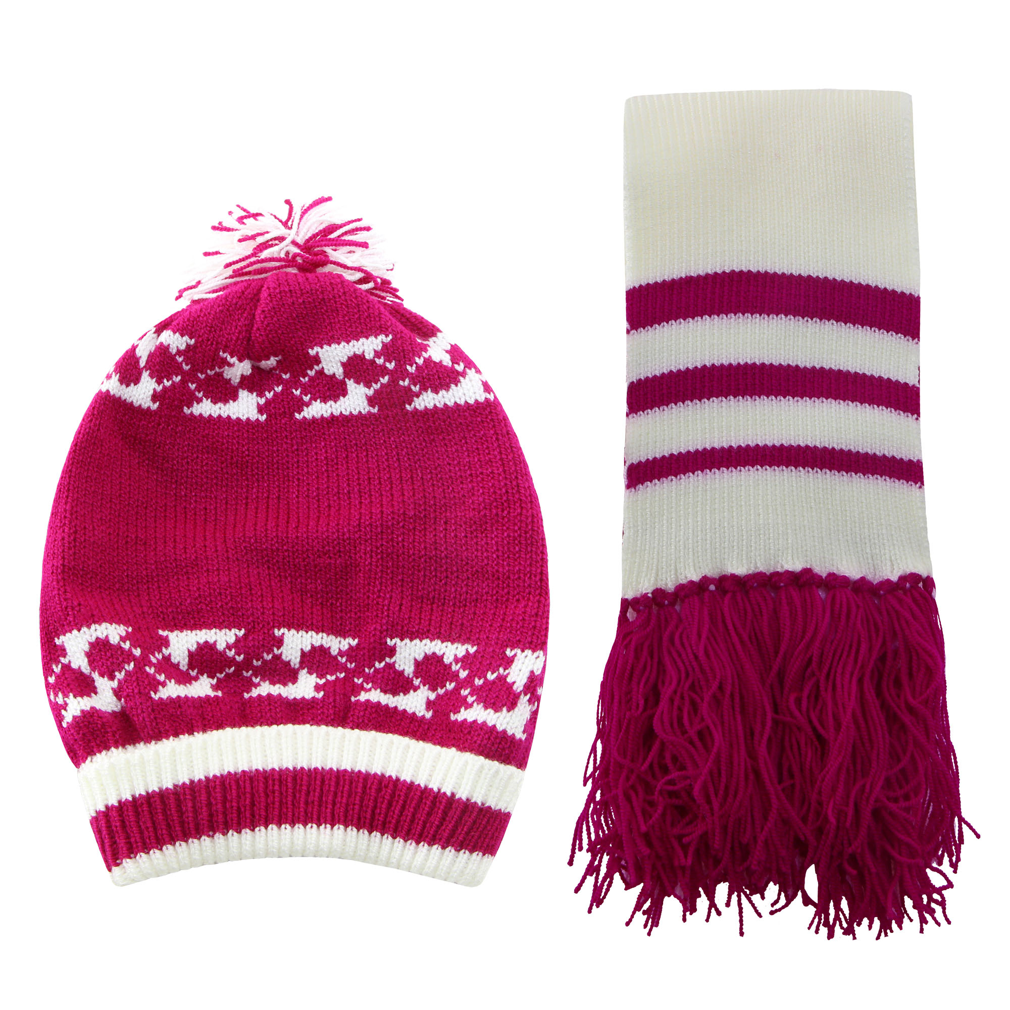 ست کلاه و شال گردن بچگانه مدل T01