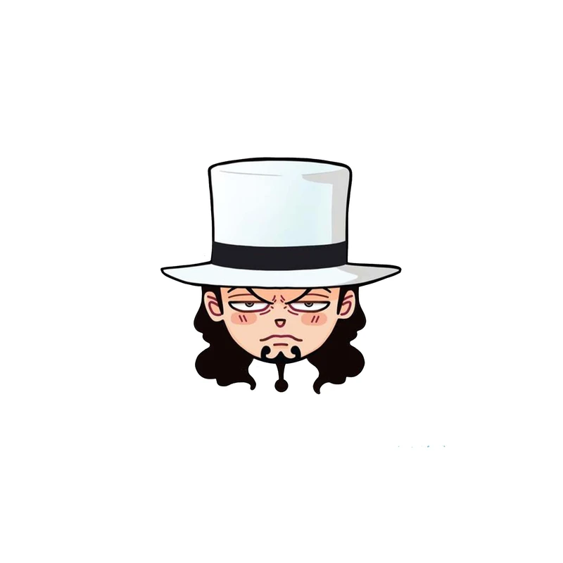 استیکر لپ تاپ و موبایل مدل انیمه لوفی راب لوچی one piece Rob Lucci کد 4060