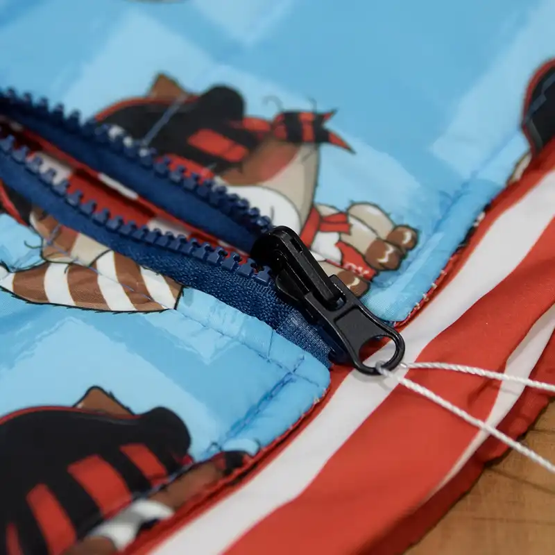 کاپشن پسرانه مدل دورو ضدآب طرح راکون