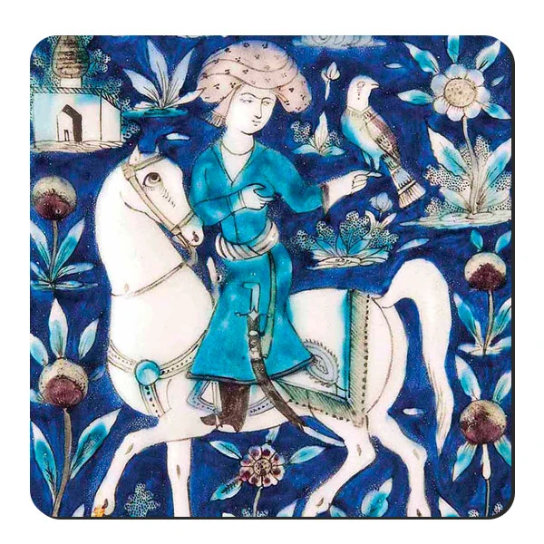  زیر لیوانی طرح کاشیکاری سنتی کد nzl73