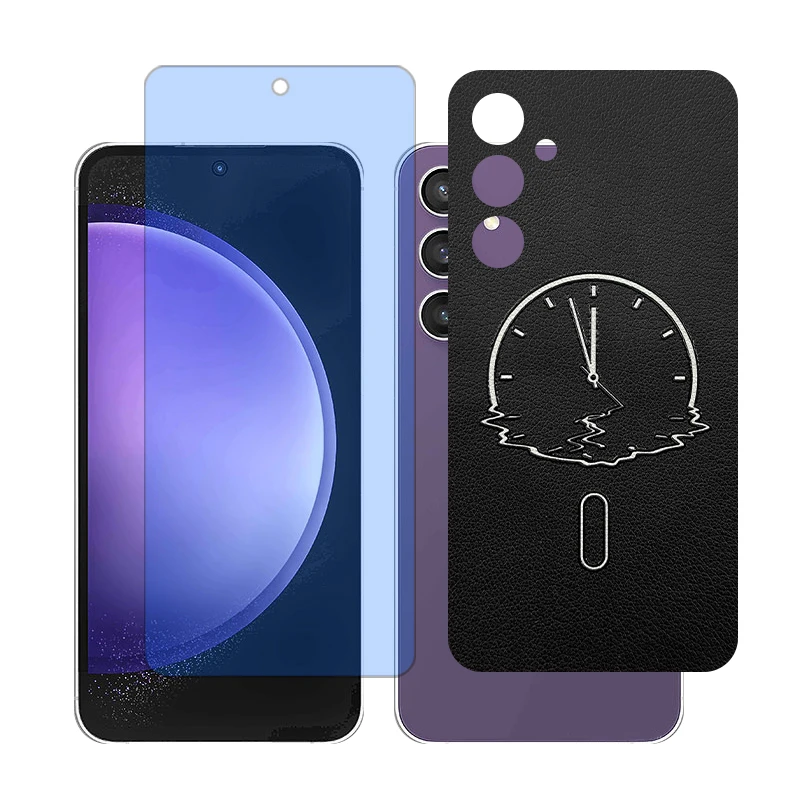 محافظ صفحه نمایش بلوکات گلس مدل together مناسب برای گوشی موبایل سامسونگ Galaxy A55 به همراه برچسب پوششی پشت گوشی