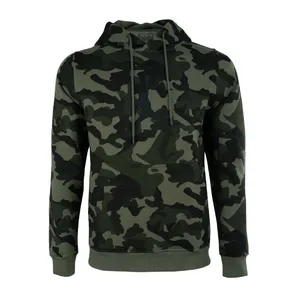 هودی مردانه زانتوس مدل ارتشی کد 202512 رنگ سبز