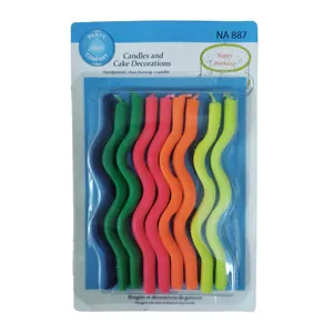 شمع تولد مدل مارپیچ بسته 9 عددی