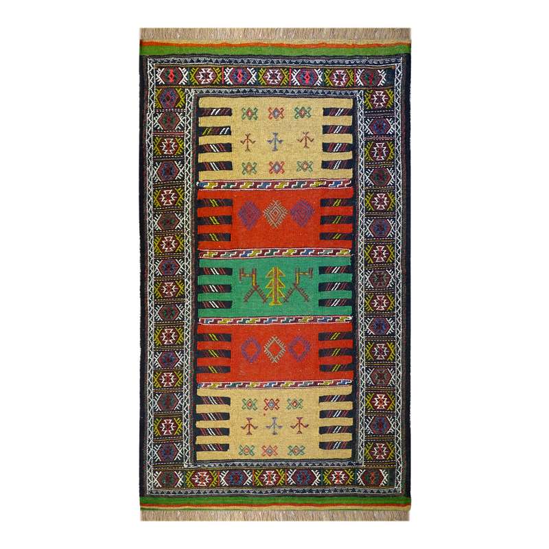  گلیم دستباف دو متری کد 5081