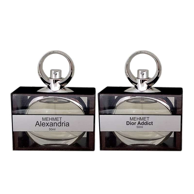 ست ادپرفیوم مردانه  مهمت مدل الکساندریا زرجوف و دیور ادکت حجم 50 میلی لیتر مجموعه 2 عددی