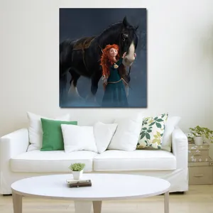 تابلو شاسی کودک مدل مریدا دختر شجاع کد 2